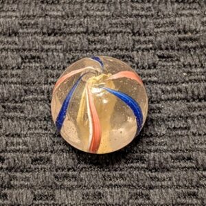 Shooter-Size 25/32" Thin Yellow Ribbon Swirl w/ 6 Blue & Red Outer Ribbons