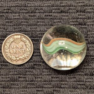 Rare Over 1" Peltier Blended Green-Purple-Orange Banana