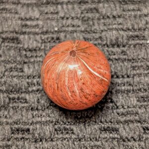 Left-Twist Onionskin w/ Unusual Oxblood-Like Color & Fine Bubbles Resembling Mica